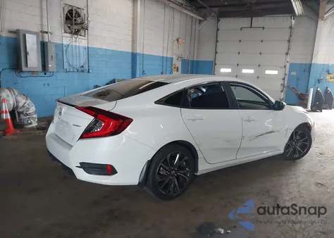 2019 Honda Civic Sport из США, поврежденный, VIN 2HGFC2F88KH574209